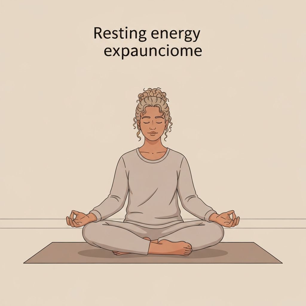 Person in peaceful rest state